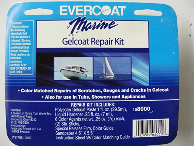 GELCOAT REPAIR KIT Marine Detail Supply Port Clinton